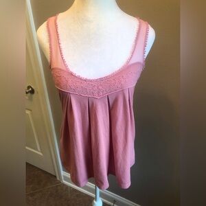 Vintage dusty Rose Top from Lily White Size Small